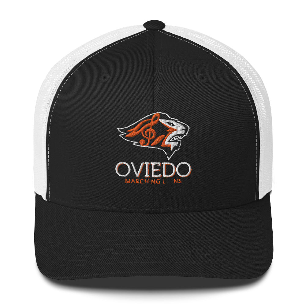 Oviedo HS Band Lion Head Trucker Cap