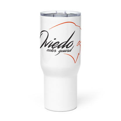 Oviedo HS Color Guard Travel mug with a handle