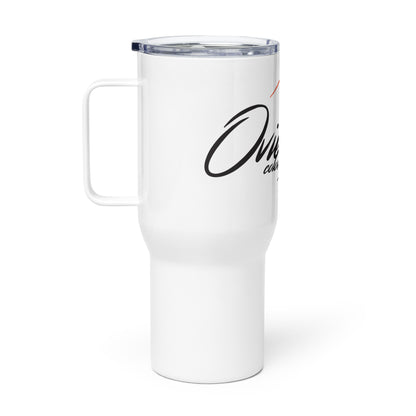 Oviedo HS Color Guard Travel mug with a handle