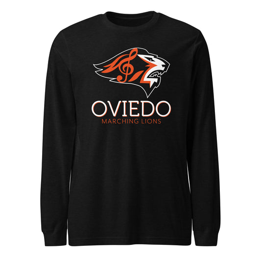 Oviedo HS Band Lion Head Unisex Long Sleeve Tee